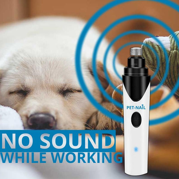 Rechargeable Painless Pet's Nail Grinder - bestdogssupplies